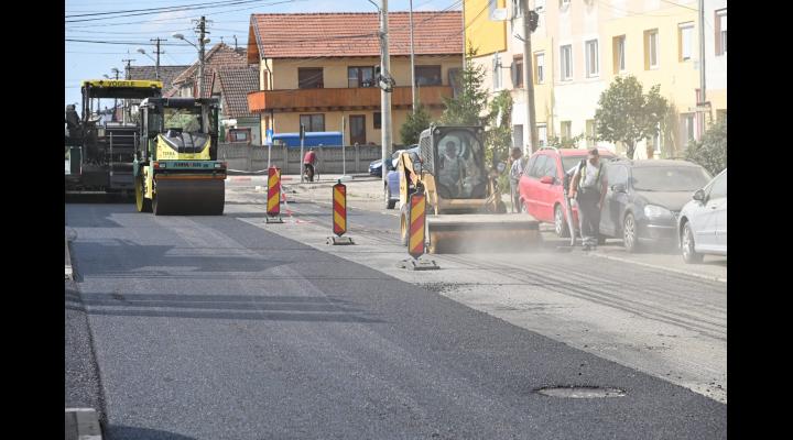 Lucrări pe  strada Maramures/Trasee TCE modificate