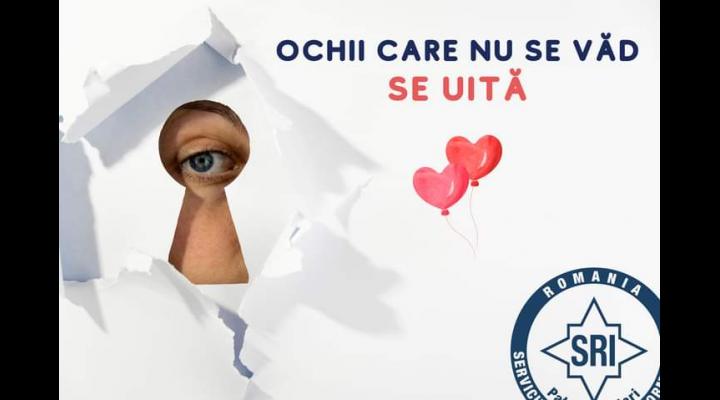 Mesaj de Dragobete de la SRI: Ochii care nu se văd se uită