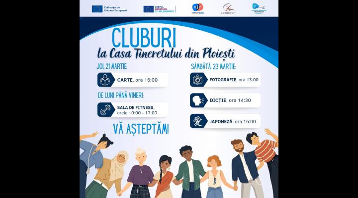 Cluburi pentru tinerii din Ploiești/Programul din această săptămână 