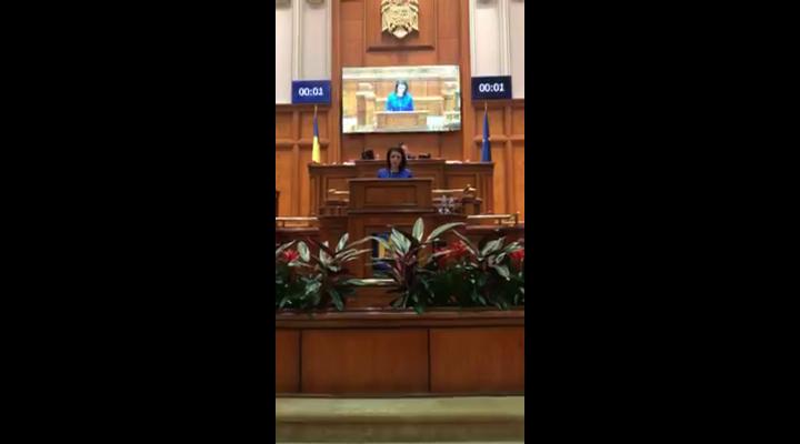 (VIDEO) Catalina Bozianu (PMP):"Menținerea în funcție a ministrului Liviu Pop, o dovadă a lipsei de respect pe care o manifestă PSD față de români"