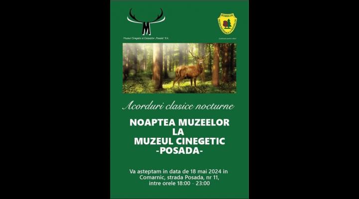 La Muzeul Cinegetic al Carpaților,, Posada " se desfășoară Noaptea Muzeelor pe 18 mai 2024