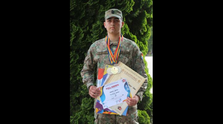 Un elev de la Colegiul Militar Breaza, campion național la Kempo