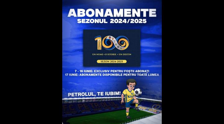 Petrolul Ploiești pune în vânzare, de azi, abonamentele valabile pentru stagiunea următoare/Prețurile abonamentelor