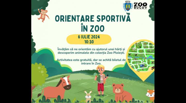 Inedit: orientare sportivă în Zoo Bucov