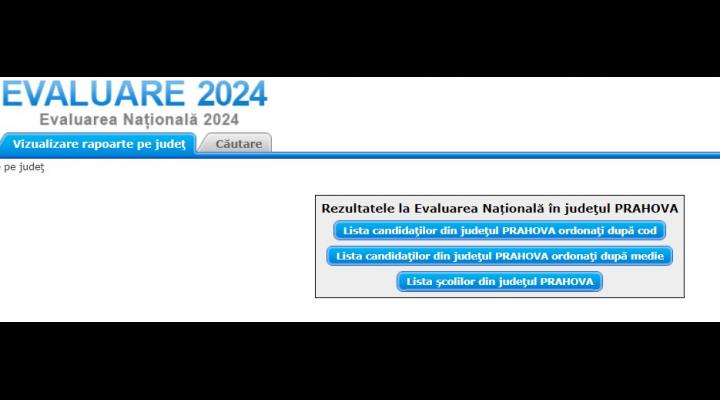 O singura medie de 10 la Evaluarea Națională în Prahova 