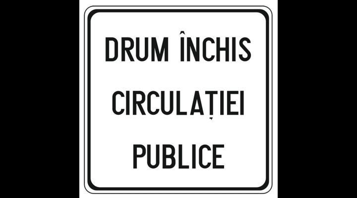 Drum închis, în zona Mizil, pentru lucrări la calea ferată