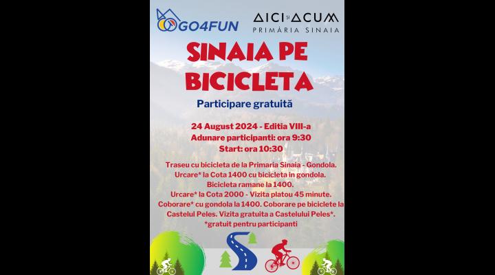 Sinaia pe Bicicletă, pe 24 august/Oricine poate participa