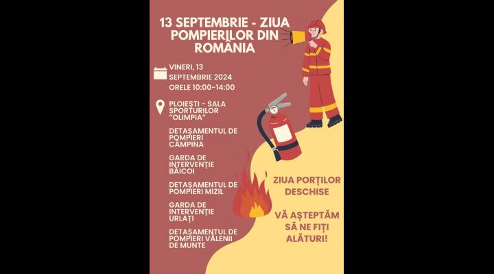 Ziua Porților Deschise în unitățile ISU Prahova,  de Ziua Pompierilor