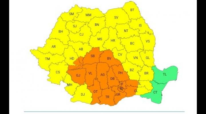 ISU PRAHOVA,  pregătit de intervenție,  în contextul avertizărilor meteo