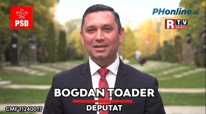 Profil de candidat/ Bogdan Toader - candidatul PSD Prahova pentru un nou mandat de deputat - VIDEO 