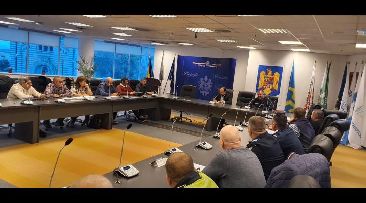 La Ploiesti, Comandamentul local pentru deszăpezire a fost activat