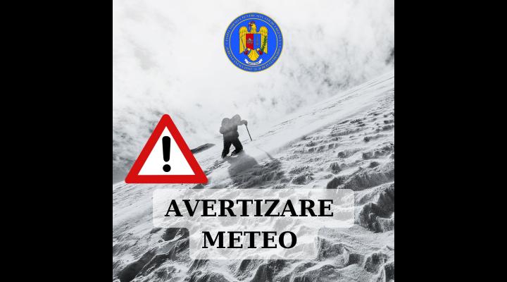 Meteorologii anunță vreme rea