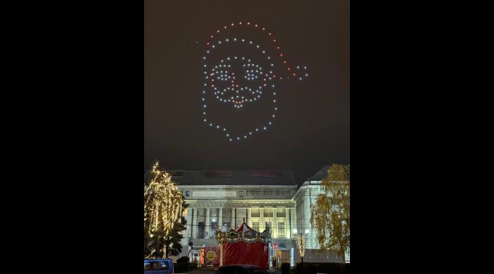 Spectacol cu drone în Ploiesti,  pe 6 decembrie