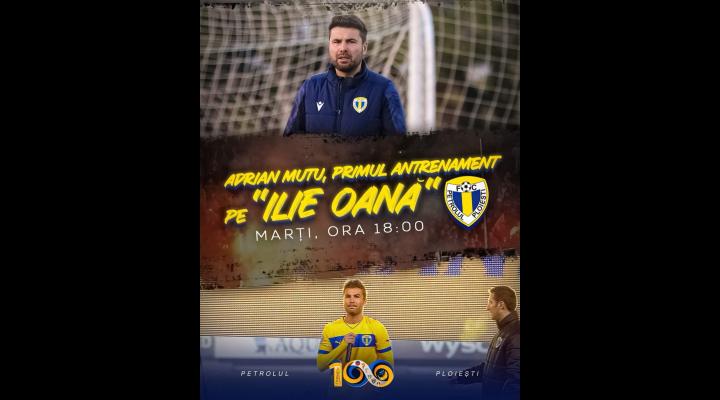 Adrian Mutu, primul antrenament pe Ilie Oana