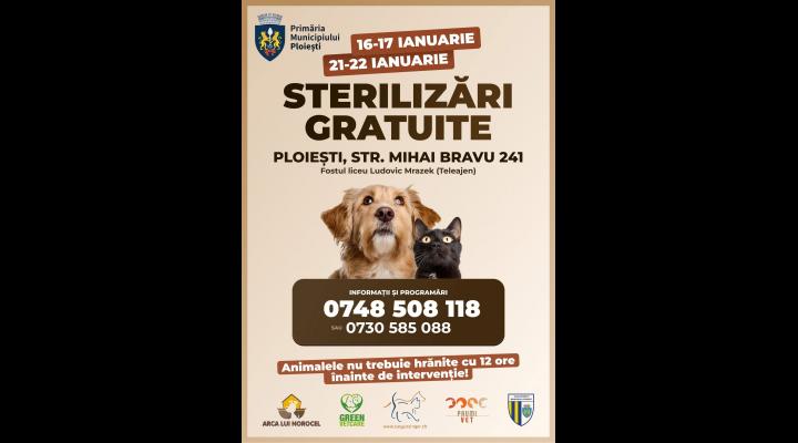 Sterilizari gratuite in Ploiesti