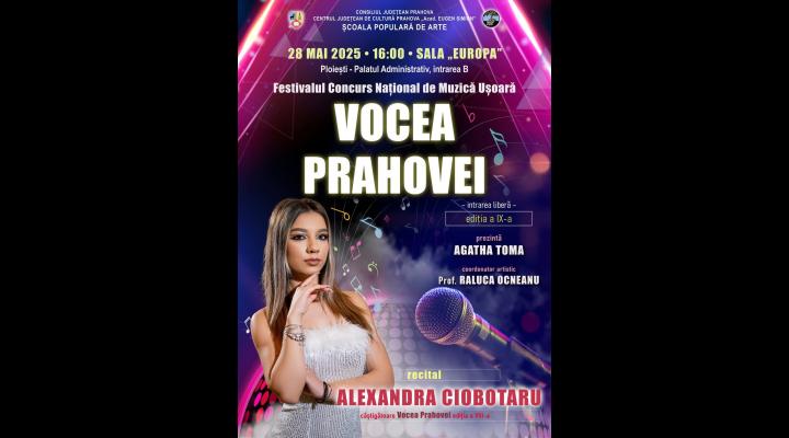 Tinerii talentați sunt invitați la o nouă ediție a festivalului-concurs de muzică ușoară „Vocea Prahovei” 