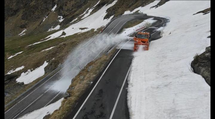 VIDEO: Transfăgărășanul se va deschide în următoarele două săptămâni