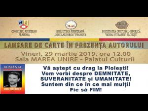 Ploiestenii, invitati la o lansare de carte