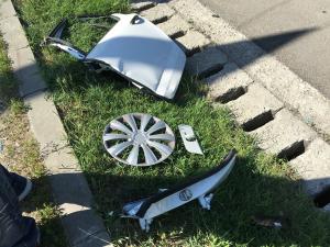 Accident pe Bulevardul Independentei. Trei masini s-au ciocnit