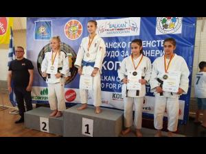 Judoka Vanessa Tolea, medalie de aur la Campionatele Balcanice "U15", de la Skopje!