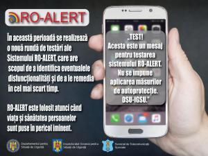 DSU despre RO-ALERT: suntem conștienți de disconfortul creat și ne cerem scuze pentru eventualele neplăceri, însă derularea acestor teste este obligatorie