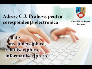 Măsuri privind corespondența adresată de persoanle fizice sau juridice către Consiliul Județean Prahova, în contextul epidemiei de coronavirus
