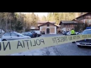 Cei doi indivizi, care sunt banuiti ca au aruncat in aer un bancomat din Sinaia, au fost prinsi de politisti