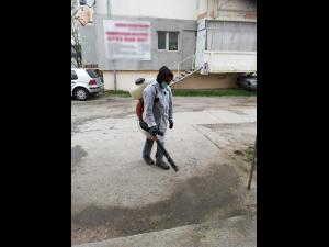 Și Primăria Gorgota a derulat activități de dezinfectare în localitate - FOTO/VIDEO