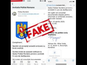 Poliția Română: Nu deschideți astfel de emailuri