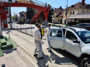 Spațiile publice din Comarnic, dezinfectate