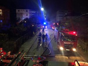 Incendiu violent la doua garaje din Brazi - FOTO/VIDEO