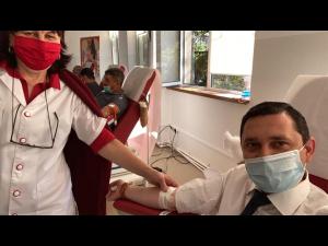  Președintele Consiliului Județean Prahova a donat sânge