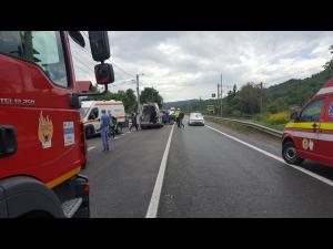 Două persoane au fost rănite în urma unui accident produs pe DN1, în Câmpina
