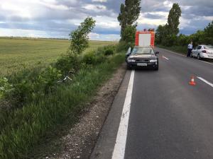 FOTO: Biciclist accidentat mortal pe DN1D, pe sensul Ciorani-Albesti