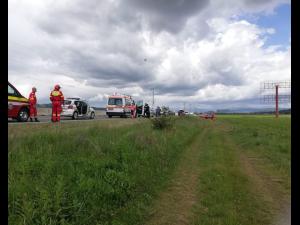 UPDATE Accident  grav în Bănești/Sunt implicate trei autoturisme dintre care un autoturism MAI