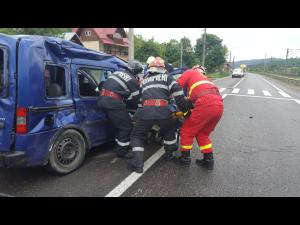 Accident pe DN 1A, Centura de Est a Ploieștiului/O persoană a fost dusă la spital