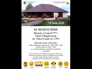 Se redeschide Muzeul "Crama 1777" Valea Călugărească