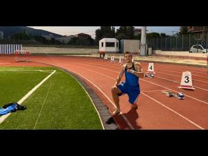 Atletul Alexandru Terpezan, aur și bronz la "Dromia 2020 International Sprint & Relays Meeting"!