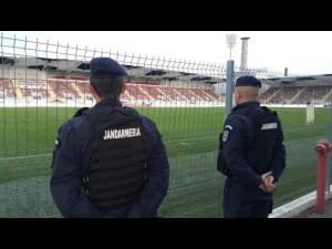 Jandarmii vor asigura măsuri de ordine publică în zona  Stadionului ,,Ilie Oană'' cu ocazia desfășurării meciului de fotbal dintre echipele PETROLUL-U.CRAIOVA 1948 S.A 