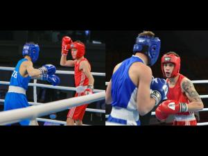 Boxerii Iulian Dumitrescu şi Marian Ghinoiu, în pregătiri pentru Campionatul European de Tineret