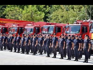 Pompierii români, într-o nouă misiune de sprijinire a Greciei în lupta cu incendiile