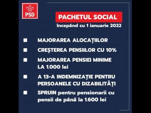 Află care este pachetul social, propus de PSD drept condiție de a intra la guvernare, pachet ce va intra în vigoare de la 1 ianuarie