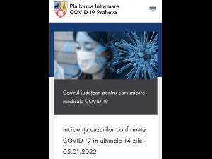 Consiliul Judetean Prahova a realizat o pagina web dedicata informatiilor complete despre COVID-19