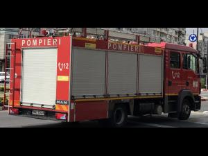 Incendiu la un supermarket din Ploiesti, izbucnit cel mai probabil de la un scurtcircuit electric la un aparat frigorific