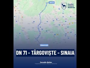 CJ Dâmbovița anunță că  DN 71, pe tronsonul Târgoviște-Sinaia, ar putea fi reabilitat