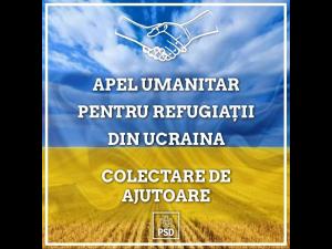 PSD Prahova adună, începând de luni, ajutoare pentru refugiații din Ucraina