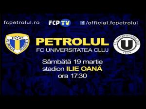 FC Petrolul Ploiești a pus în vânzare biletele pentru partida cu Universitatea Cluj