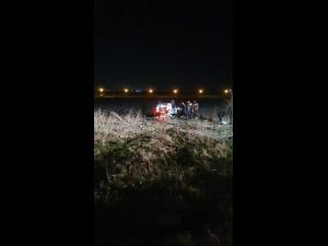 Accident pe Centura de Vest/Un autoturism s-a răsturnat și a luat foc-FOTO