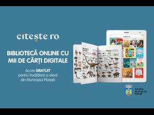 Acces gratuit pentru elevii și dascălii din învățământul primar ploieștean la biblioteca școlară digitală citeste.ro