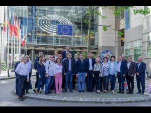 Deputatul prahovean Bogdan Toader, într-o vizită de lucru la Parlamentul European